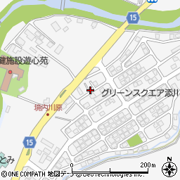 秋田県秋田市添川地ノ内97-70周辺の地図