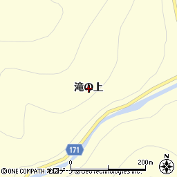 岩手県下閉伊郡岩泉町釜津田滝の上周辺の地図