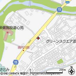 秋田県秋田市添川地ノ内97-30周辺の地図