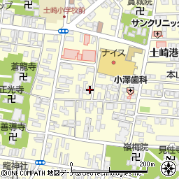 秋田県秋田市土崎港中央4丁目4-52周辺の地図
