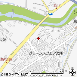 秋田県秋田市添川地ノ内97-61周辺の地図
