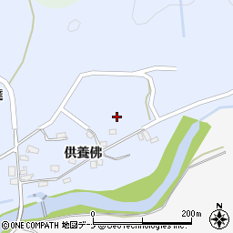 秋田県仙北市田沢湖田沢供養佛周辺の地図