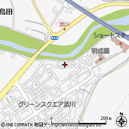 秋田県秋田市添川地ノ内62周辺の地図