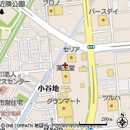 秋田県秋田市外旭川小谷地114周辺の地図