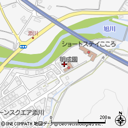 秋田県秋田市添川地ノ内10周辺の地図