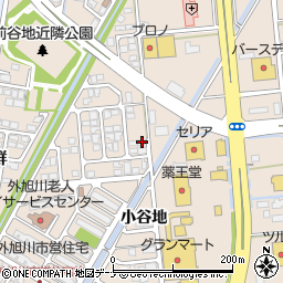 秋田県秋田市外旭川小谷地118-15周辺の地図