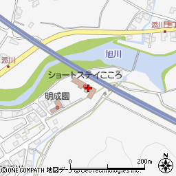 秋田県秋田市添川地ノ内5周辺の地図