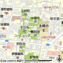 暁和会館周辺の地図