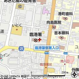 秋田県秋田市土崎港西3丁目1周辺の地図