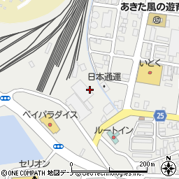 秋田県秋田市土崎港西周辺の地図
