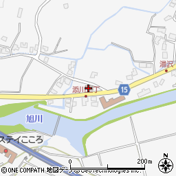秋田東警察署旭川駐在所周辺の地図
