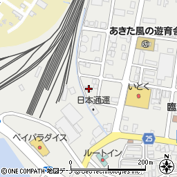 秋田県秋田市土崎港西3丁目5周辺の地図