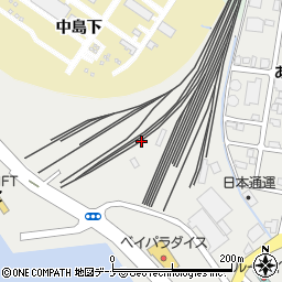 秋田県秋田市土崎港西1丁目12周辺の地図