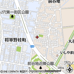 秋田県秋田市外旭川前谷地38-2周辺の地図