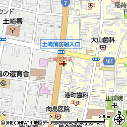 ロッテリア７号秋田土崎店周辺の地図