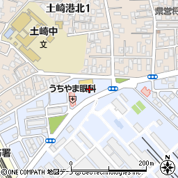 秋田生鮮いちばん　土崎店周辺の地図
