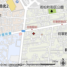 土崎東郵便局周辺の地図