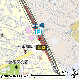 秋田県秋田市周辺の地図