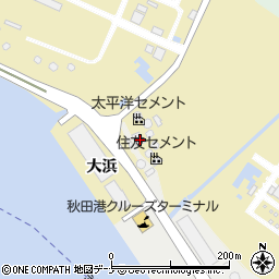 秋田県秋田市土崎港相染町大浜38周辺の地図