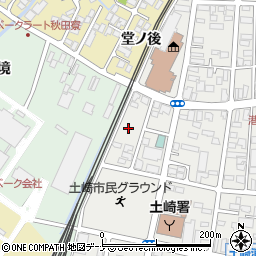 秋田県秋田市土崎港西4丁目4周辺の地図