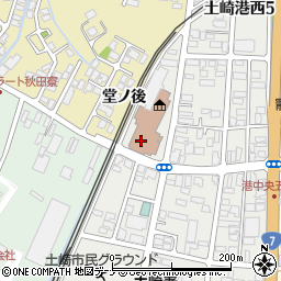 秋田市北部市民サービスセンター体育館（ＫＩＴＡＳＫＡ）周辺の地図