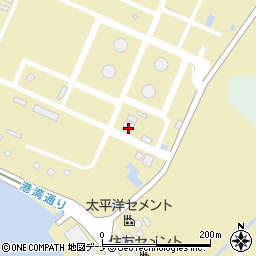 秋田県秋田市土崎港相染町土浜20周辺の地図