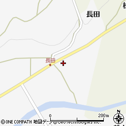 秋田県秋田市添川長田72-13周辺の地図