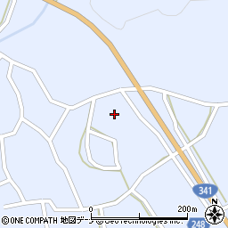 秋田県仙北市田沢湖田沢東前周辺の地図