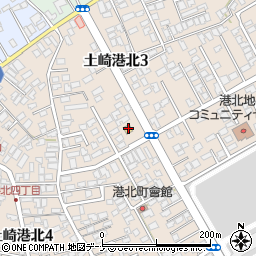 ローソン秋田自衛隊通店周辺の地図
