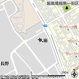 秋田県秋田市飯島（大崩）周辺の地図