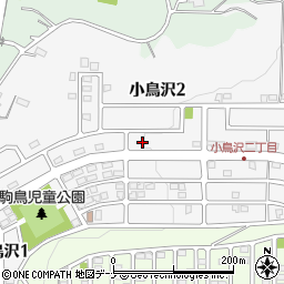 岩手県盛岡市小鳥沢周辺の地図