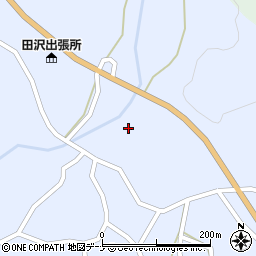 秋田県仙北市田沢湖田沢寺下周辺の地図