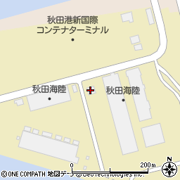 秋田港湾労働者福祉センター周辺の地図