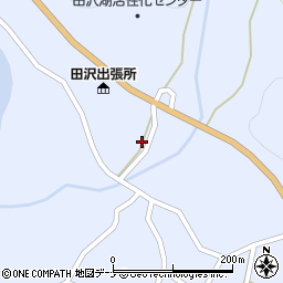秋田県仙北市田沢湖田沢大山周辺の地図