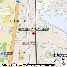 相染三区町内会公民館周辺の地図