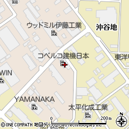 コベルコ建機日本周辺の地図