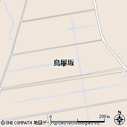 秋田県秋田市外旭川（鳥屋坂）周辺の地図