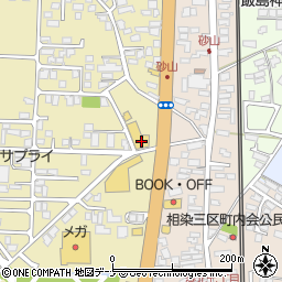 秋田ダイハツ販売土崎店周辺の地図