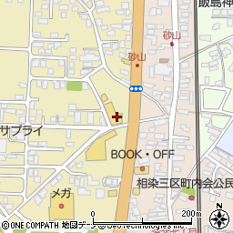 秋田県秋田市土崎港相染町街道下周辺の地図