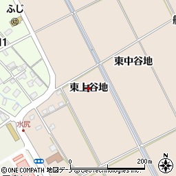 秋田県秋田市飯島（東上谷地）周辺の地図