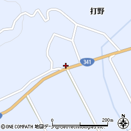 秋田県仙北市田沢湖田沢道目木165周辺の地図