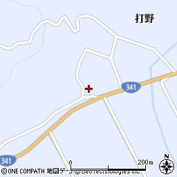 秋田県仙北市田沢湖田沢道目木39周辺の地図