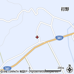 秋田県仙北市田沢湖田沢道目木33周辺の地図