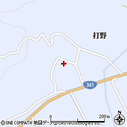 秋田県仙北市田沢湖田沢道目木52周辺の地図