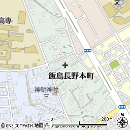 秋田県秋田市飯島長野本町周辺の地図
