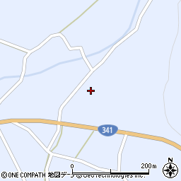 秋田県仙北市田沢湖田沢田沢々口69周辺の地図