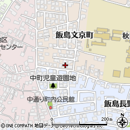 秋田県秋田市飯島文京町3-2周辺の地図