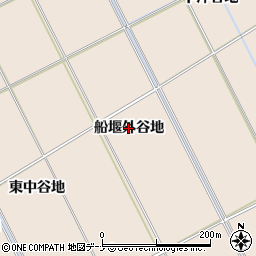 秋田県秋田市飯島（船堰外谷地）周辺の地図