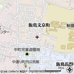 秋田県秋田市飯島文京町3-81周辺の地図
