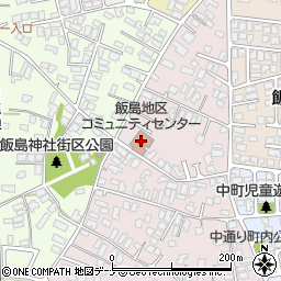 飯島地区コミュニティセンター周辺の地図
